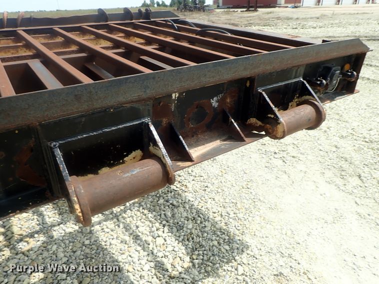 image for item DC3318 1975 Dakota 1755DC8 lowboy equipment trailer