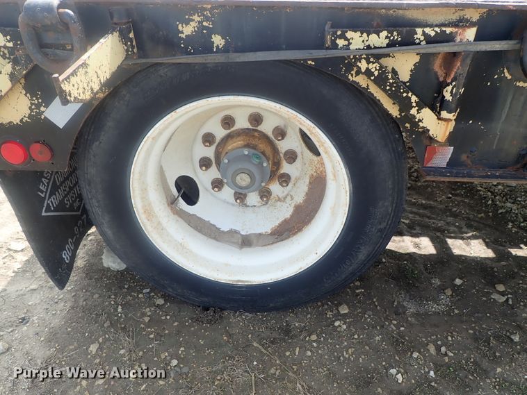 image for item DC3318 1975 Dakota 1755DC8 lowboy equipment trailer