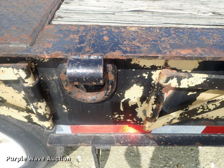 image for item DC3318 1975 Dakota 1755DC8 lowboy equipment trailer