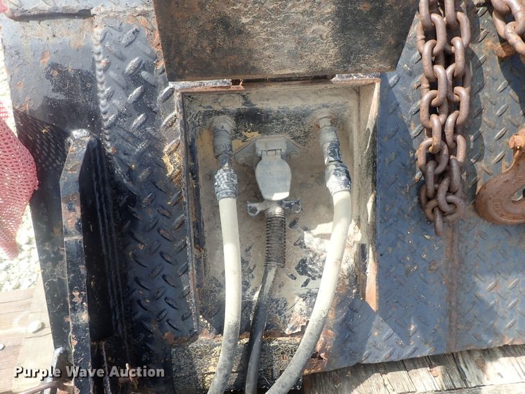 image for item DC3318 1975 Dakota 1755DC8 lowboy equipment trailer