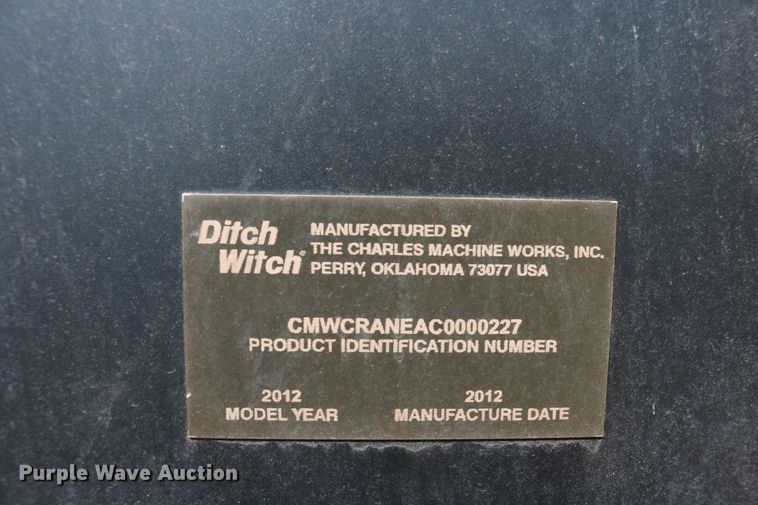 image for item DD6139 2012 Ditch Witch JT100 Mach 1  directional boring unit