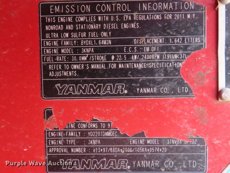 image for item DH1174 2008 Takeuchi TB138FR  mini excavator