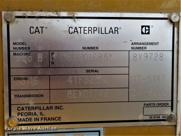 image for item DH1176 1997 Caterpillar 963B  trackloader