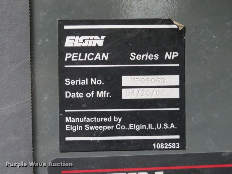 image for item DH1189 2008 Elgin Pelican NP  street sweeper