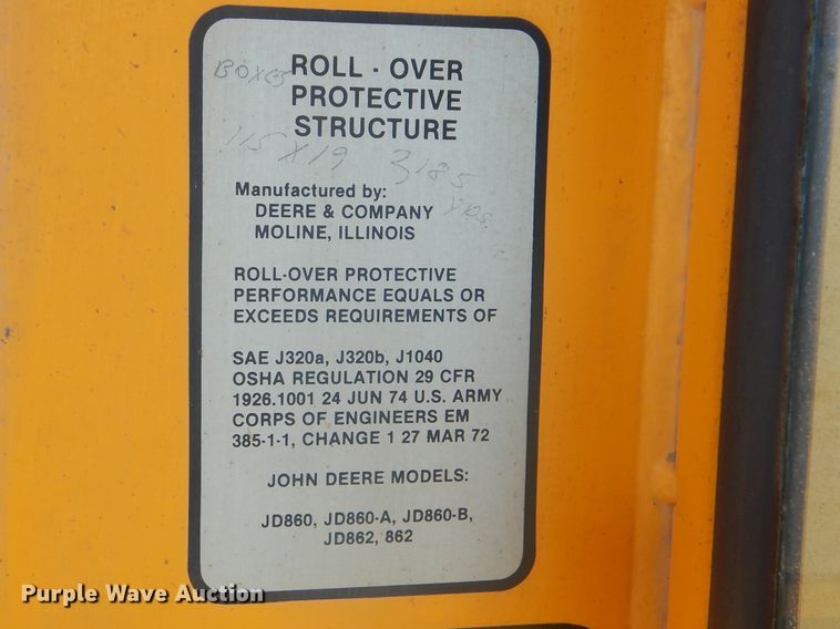image for item DI0432 1981 John Deere 862  elevating scraper