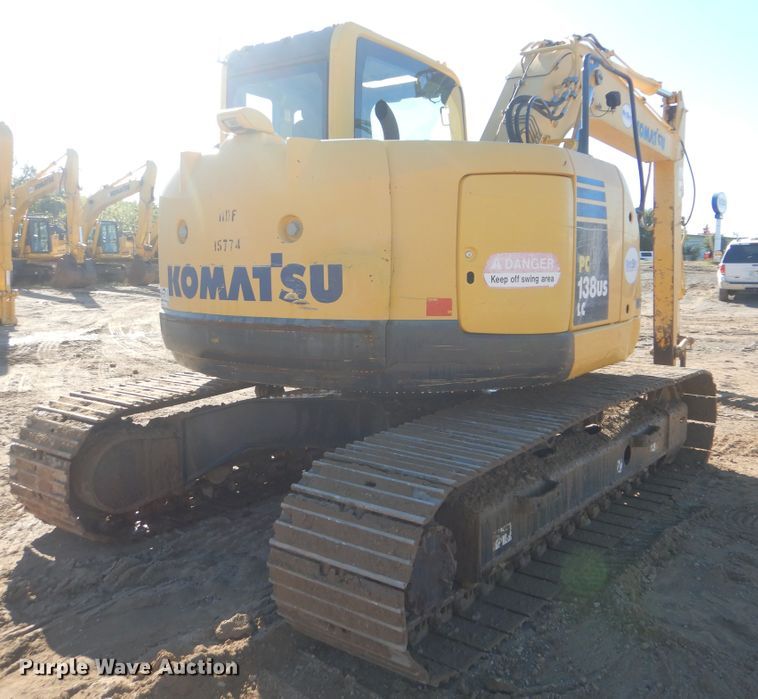 image for item DI0433 2011 Komatsu PC138USLC-8  excavator