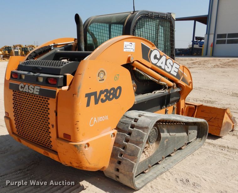 image for item DI3503 2011 Case TV380  tracked skid steer loader