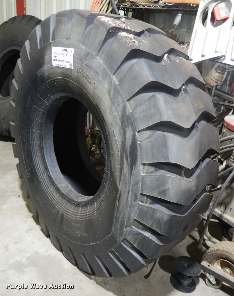 image for item DI7719 (2) Super A 18.00-25 tires