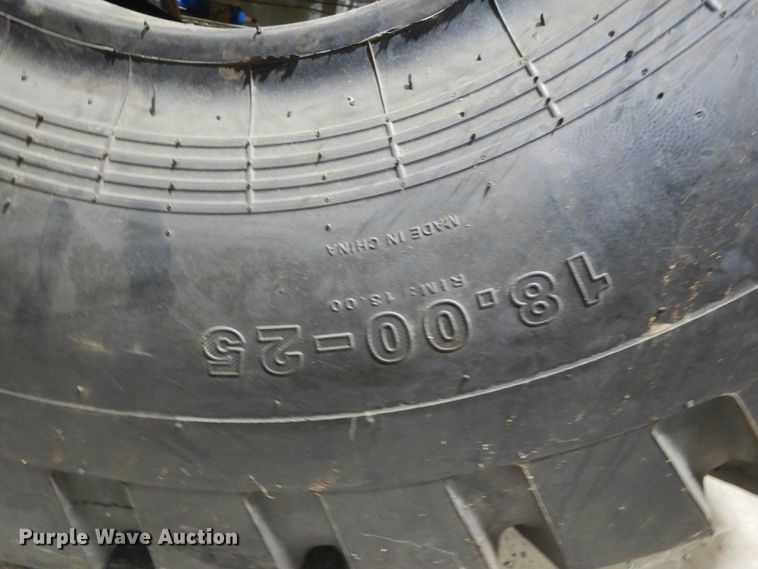 image for item DI7719 (2) Super A 18.00-25 tires