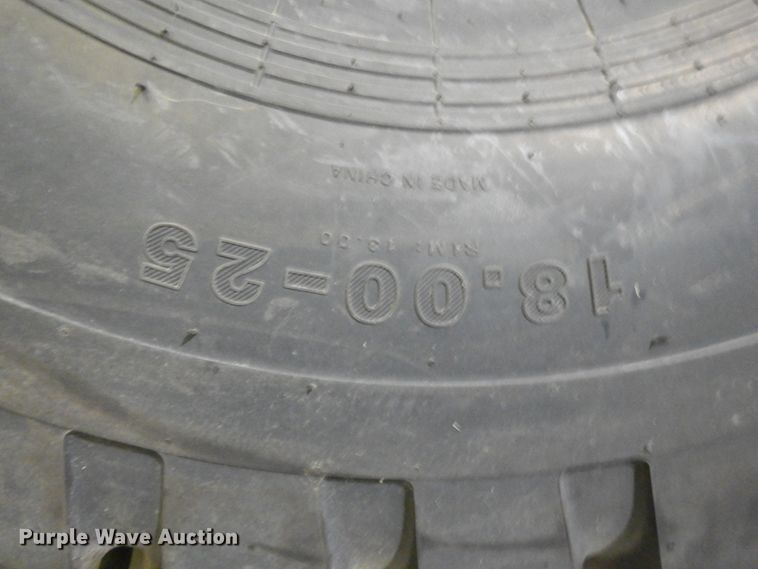 image for item DI7719 (2) Super A 18.00-25 tires
