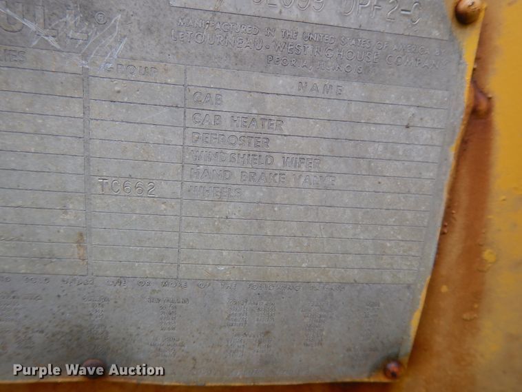 image for item DI7720 Tournapull DPF2  elevating scraper