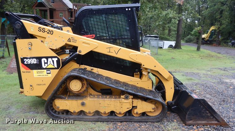 image for item DI7730 2016 Caterpillar 299D2  tracked skid steer loader