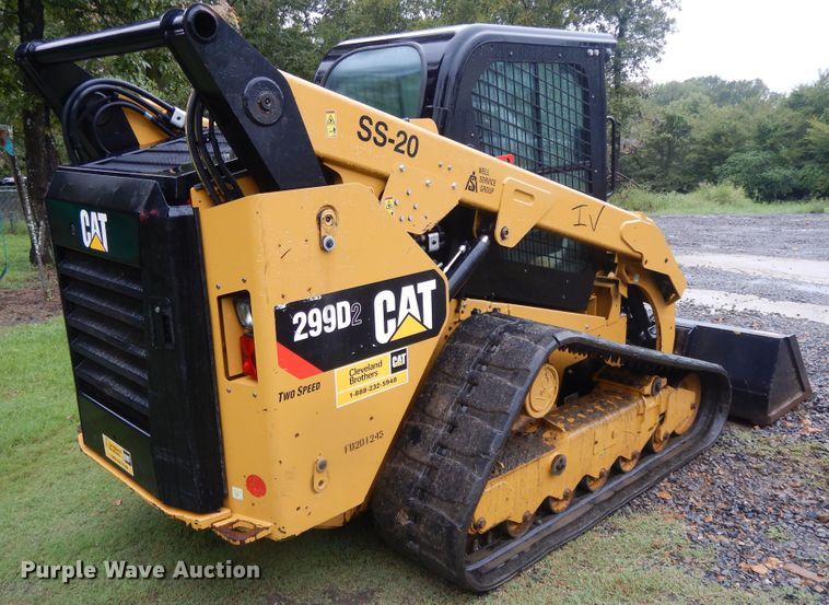 image for item DI7730 2016 Caterpillar 299D2  tracked skid steer loader