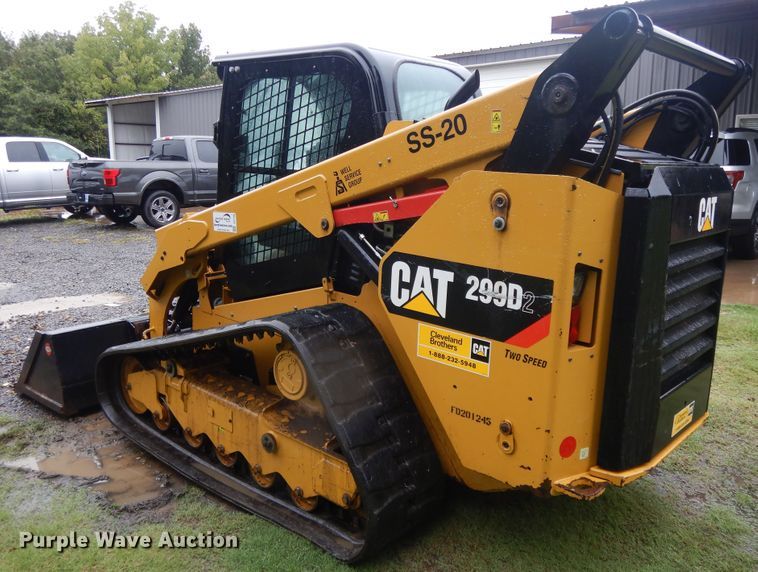 image for item DI7730 2016 Caterpillar 299D2  tracked skid steer loader