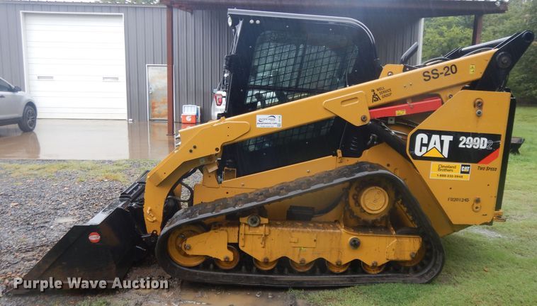 image for item DI7730 2016 Caterpillar 299D2  tracked skid steer loader