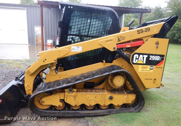 image for item DI7730 2016 Caterpillar 299D2  tracked skid steer loader