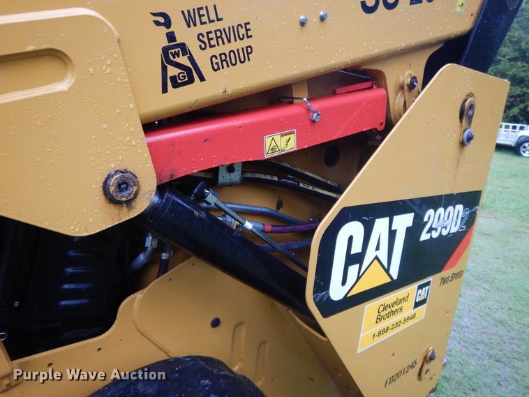 image for item DI7730 2016 Caterpillar 299D2  tracked skid steer loader