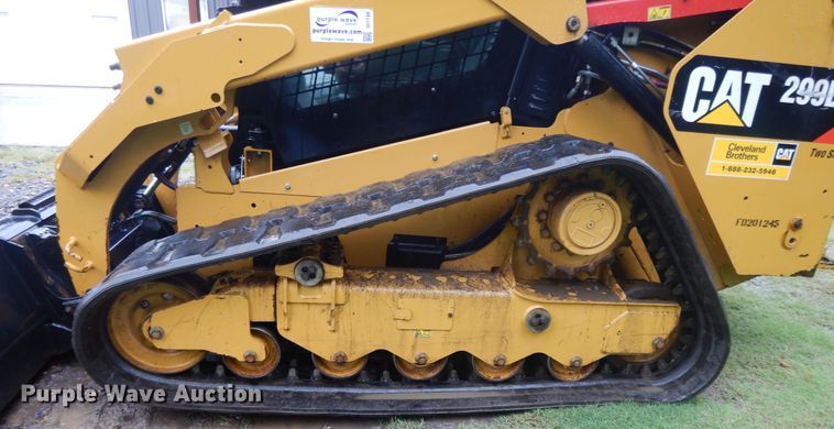 image for item DI7730 2016 Caterpillar 299D2  tracked skid steer loader