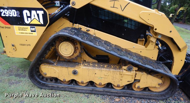 image for item DI7730 2016 Caterpillar 299D2  tracked skid steer loader