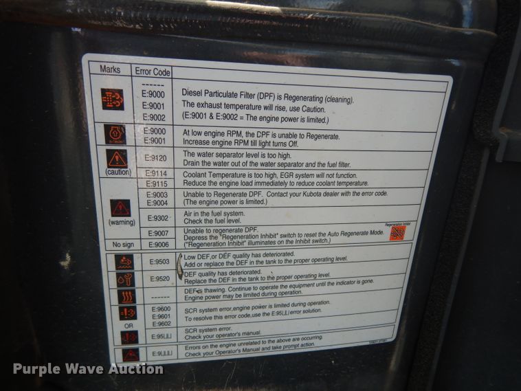 image for item DI8500 2017 Kubota SVL95-2S  tracked skid steer loader