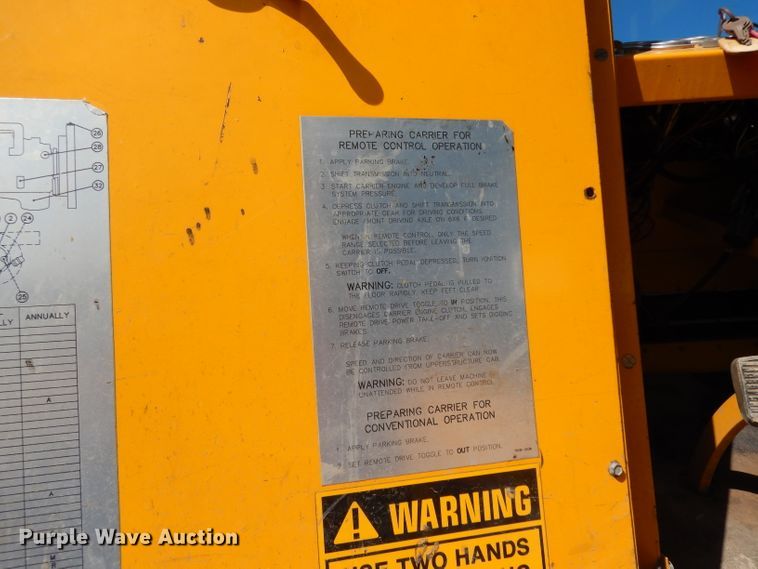 image for item DJ6541 2000 Badger 460 Hydro-Scopic  rubber tire excavator