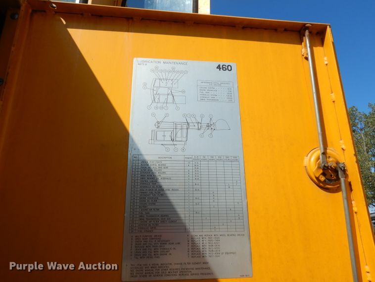 image for item DJ6541 2000 Badger 460 Hydro-Scopic  rubber tire excavator