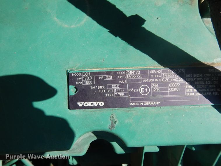 image for item DJ6542 2012 Volvo EC300DL  excavator