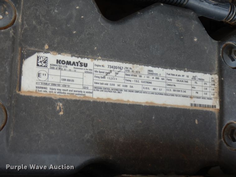 image for item DJ6547 2013 Komatsu PC240LC-10  excavator