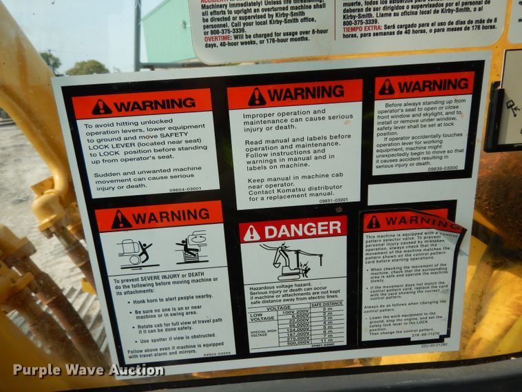 image for item DJ6548 2016 Komatsu PC360LC-11  excavator