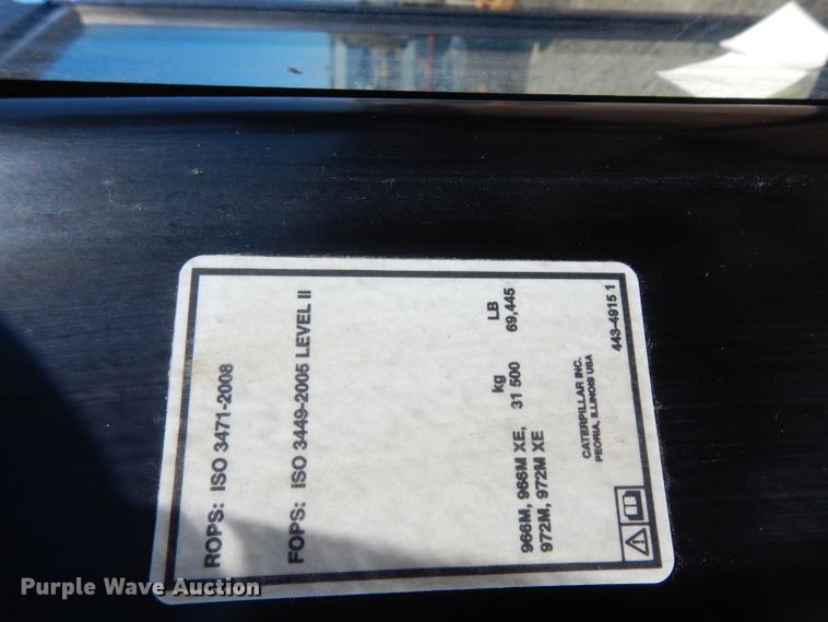 image for item DJ6549 2016 Caterpillar 966M  wheel loader