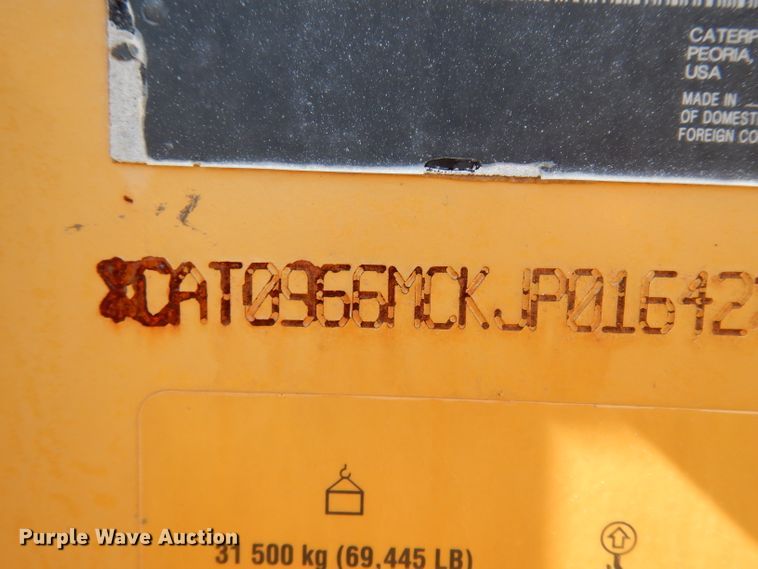 image for item DJ6549 2016 Caterpillar 966M  wheel loader