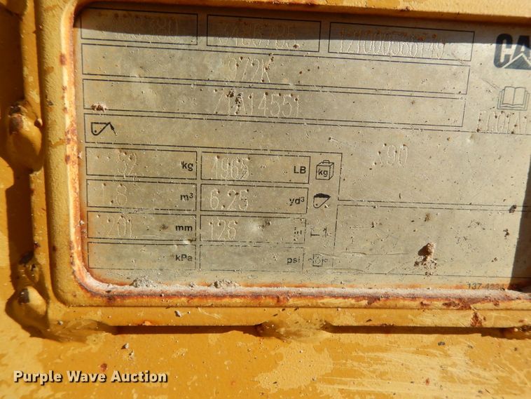 image for item DJ6550 2012 Caterpillar 972K  wheel loader