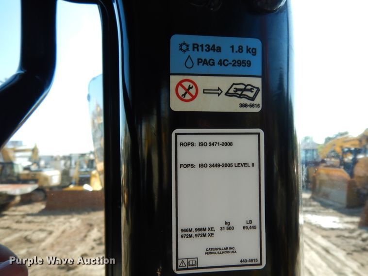 image for item DJ6551 2014 Caterpillar 972M  wheel loader