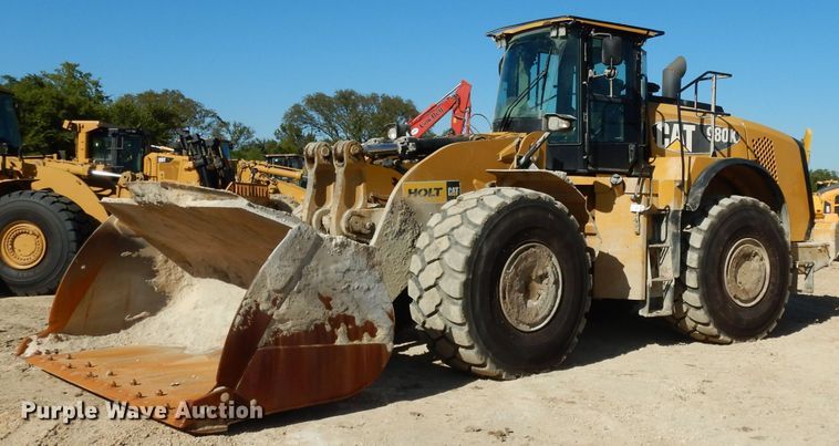 image for item DJ6552 2013 Caterpillar 980K  wheel loader