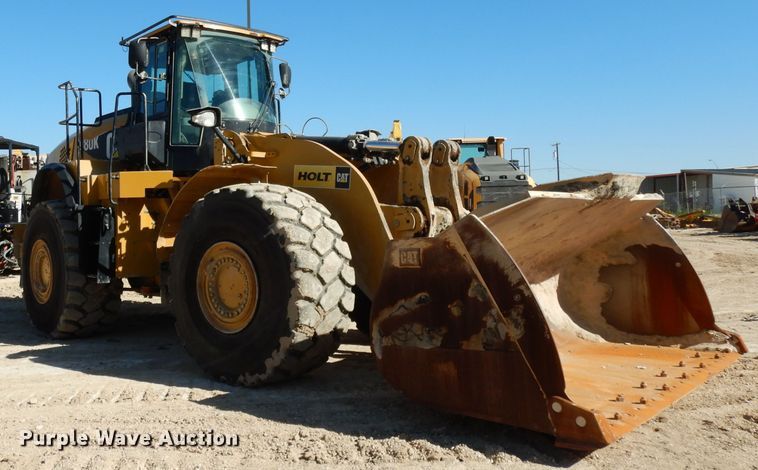 image for item DJ6552 2013 Caterpillar 980K  wheel loader