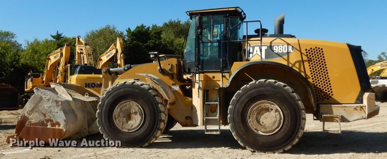 image for item DJ6552 2013 Caterpillar 980K  wheel loader
