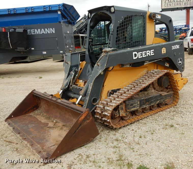 image for item DJ6555 2015 John Deere 333E  tracked skid steer loader