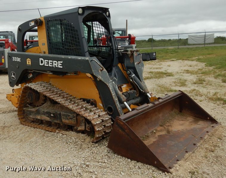 image for item DJ6555 2015 John Deere 333E  tracked skid steer loader