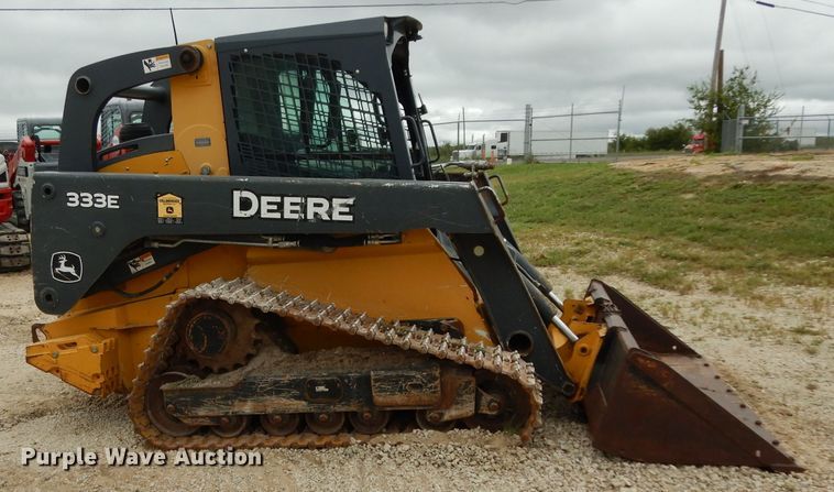 image for item DJ6555 2015 John Deere 333E  tracked skid steer loader