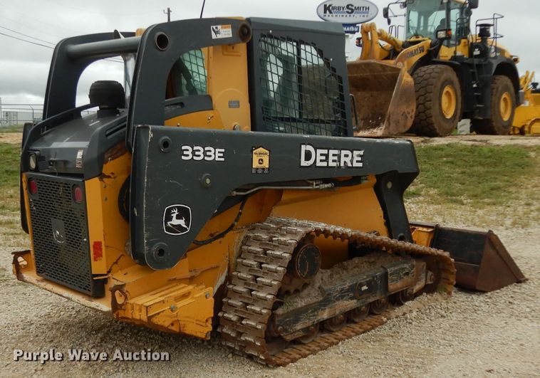 image for item DJ6555 2015 John Deere 333E  tracked skid steer loader