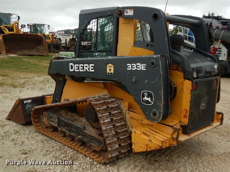 image for item DJ6555 2015 John Deere 333E  tracked skid steer loader