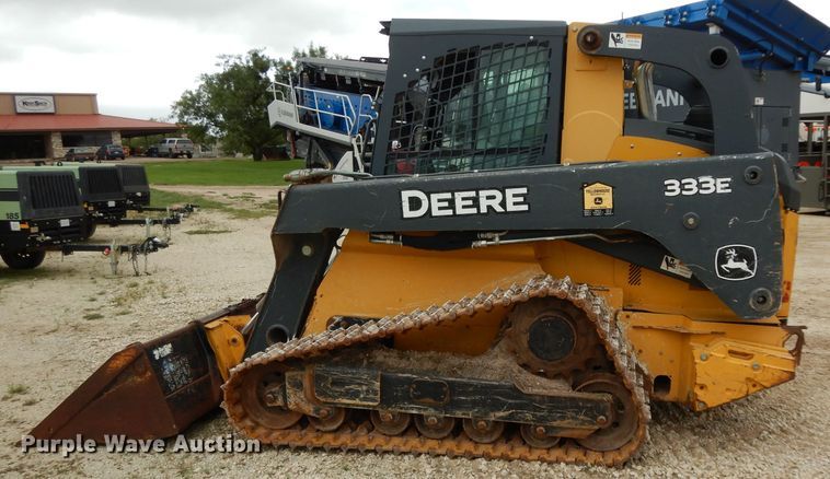 image for item DJ6555 2015 John Deere 333E  tracked skid steer loader