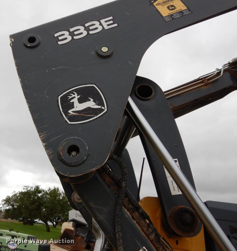 image for item DJ6555 2015 John Deere 333E  tracked skid steer loader