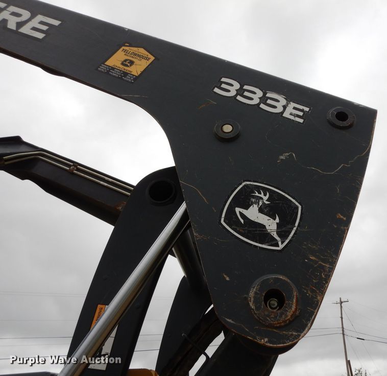 image for item DJ6555 2015 John Deere 333E  tracked skid steer loader