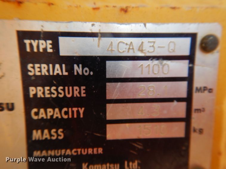 image for item DJ6559 2012 Komatsu D65EX-17  dozer