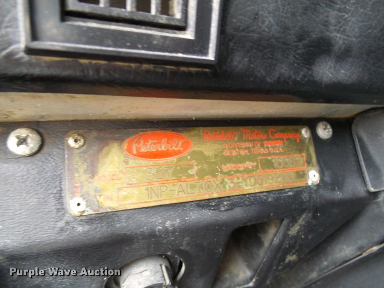 image for item EP9905 2000 Peterbilt 357  dump truck