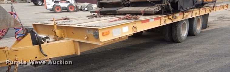 image for item FT9120 1981 Wisconsin 700-16 tilt deck equipment trailer