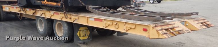 image for item FT9120 1981 Wisconsin 700-16 tilt deck equipment trailer