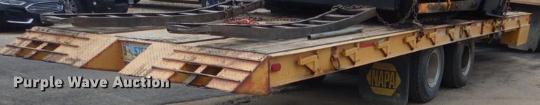 image for item FT9120 1981 Wisconsin 700-16 tilt deck equipment trailer