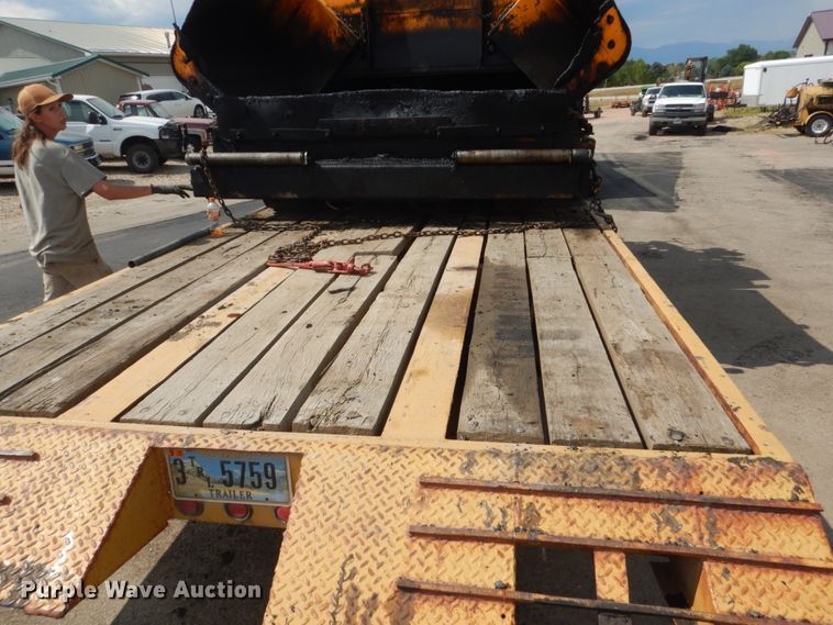 image for item FT9120 1981 Wisconsin 700-16 tilt deck equipment trailer